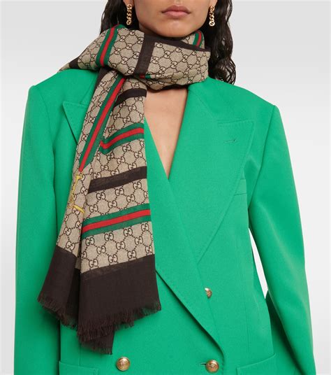 gucci lana scarf|Gucci scarf female.